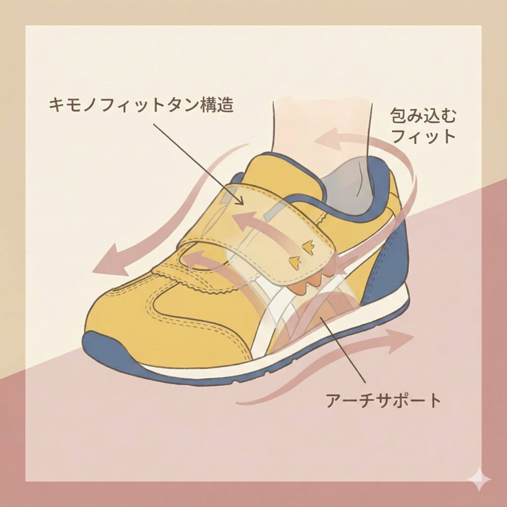 キモノフィットタン構造図解