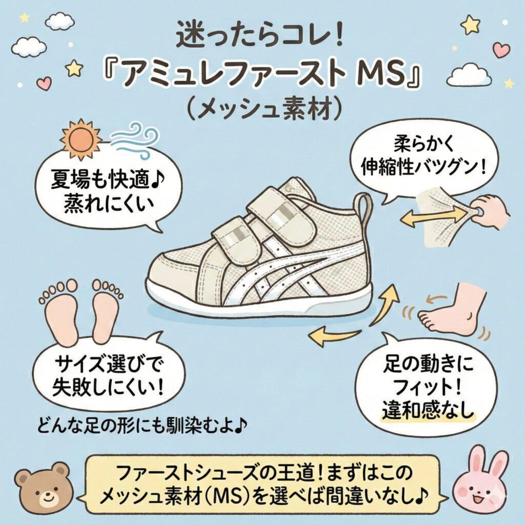 アミュレファーストMSの素材の特徴