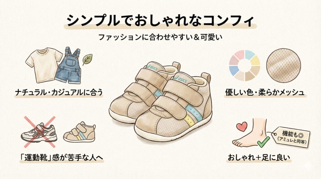 シンプルでおしゃれなコンフィ