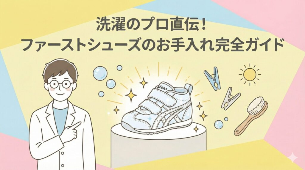 洗濯のプロ直伝！ファーストシューズのお手入れ完全ガイド