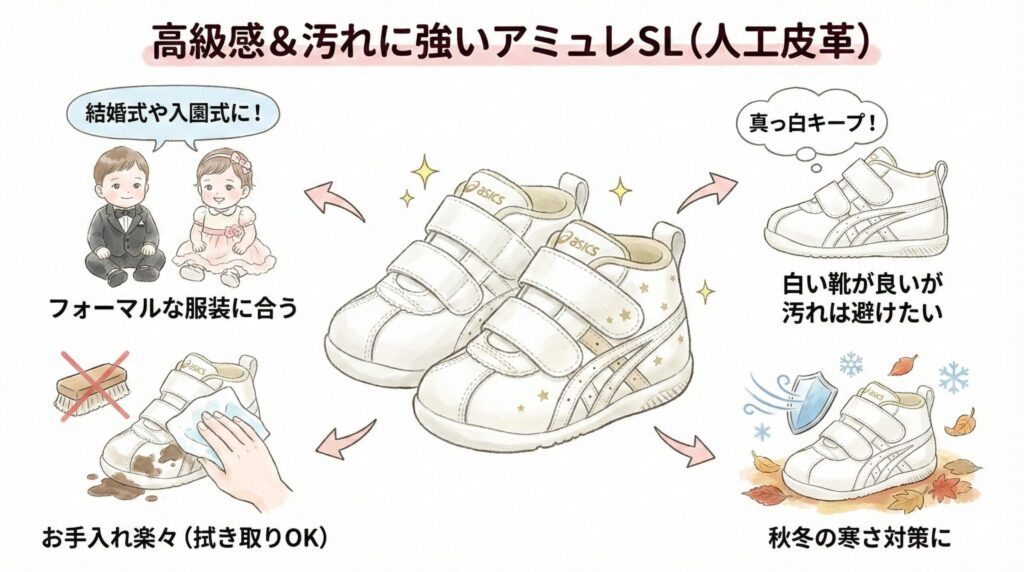 高級感＆汚れに強いアミュレSL（人工皮革）