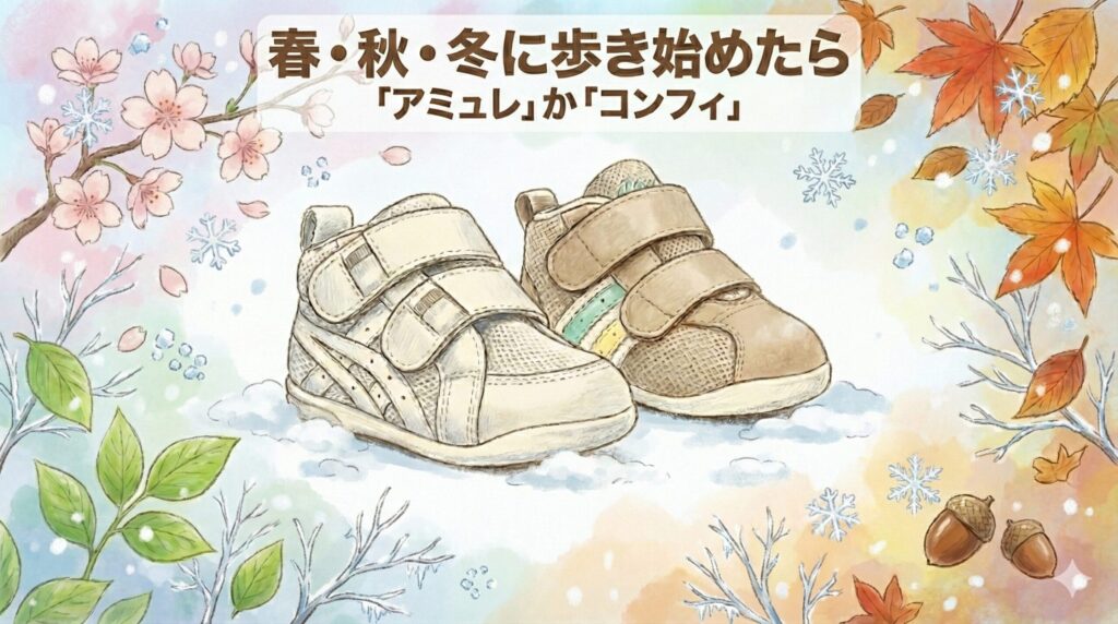 アシックスファーストシューズコンフィ・アミュレ