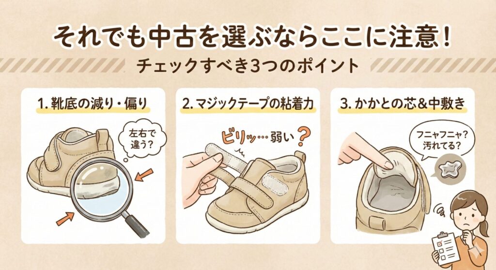 それでも中古を選ぶならここに注意！チェックすべき3つのポイント