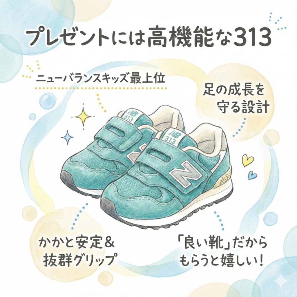 プレゼントには高機能な313