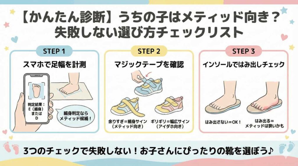 【かんたん診断】うちの子はメティッド向き?失敗しない選び方チェックリスト