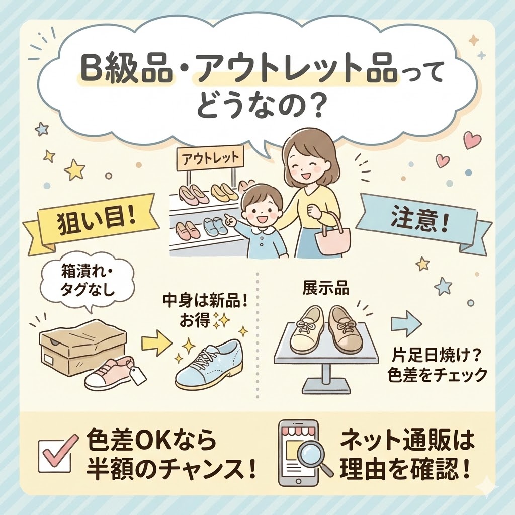 B級品の正体は？アウトレットの箱なし・展示品はお買い得か