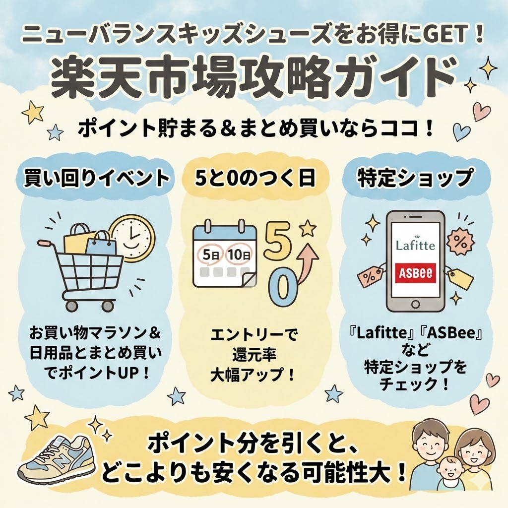 ポイントを貯めたい＆まとめ買い ⇒ 「楽天市場」：買い回りと特定ショップが鍵