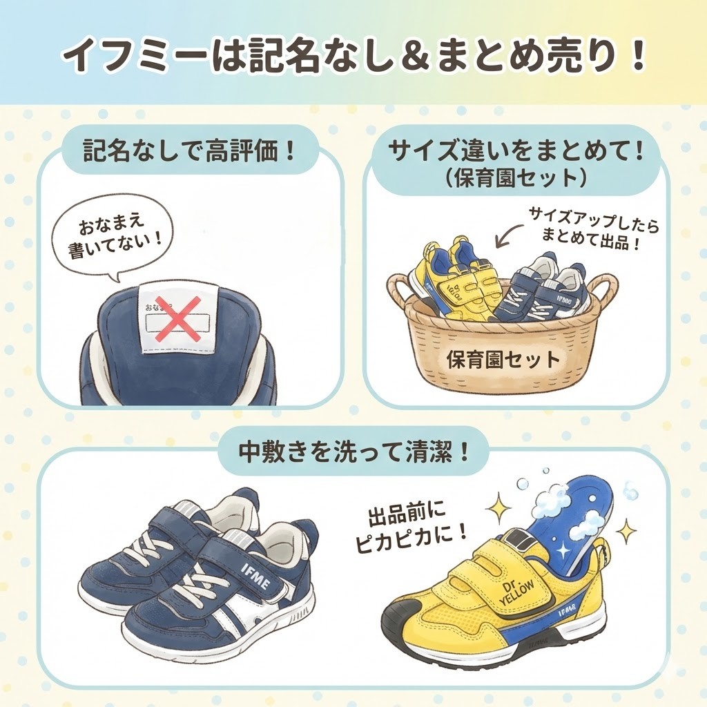 イフミーは記名なし&まとめ売りで高値を目指そう