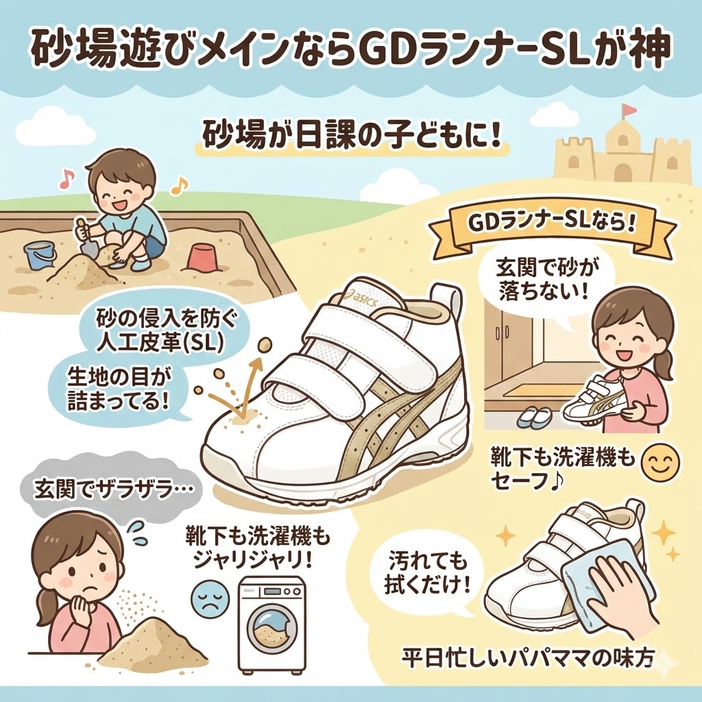 砂場遊びメインならGDランナーSLが神
