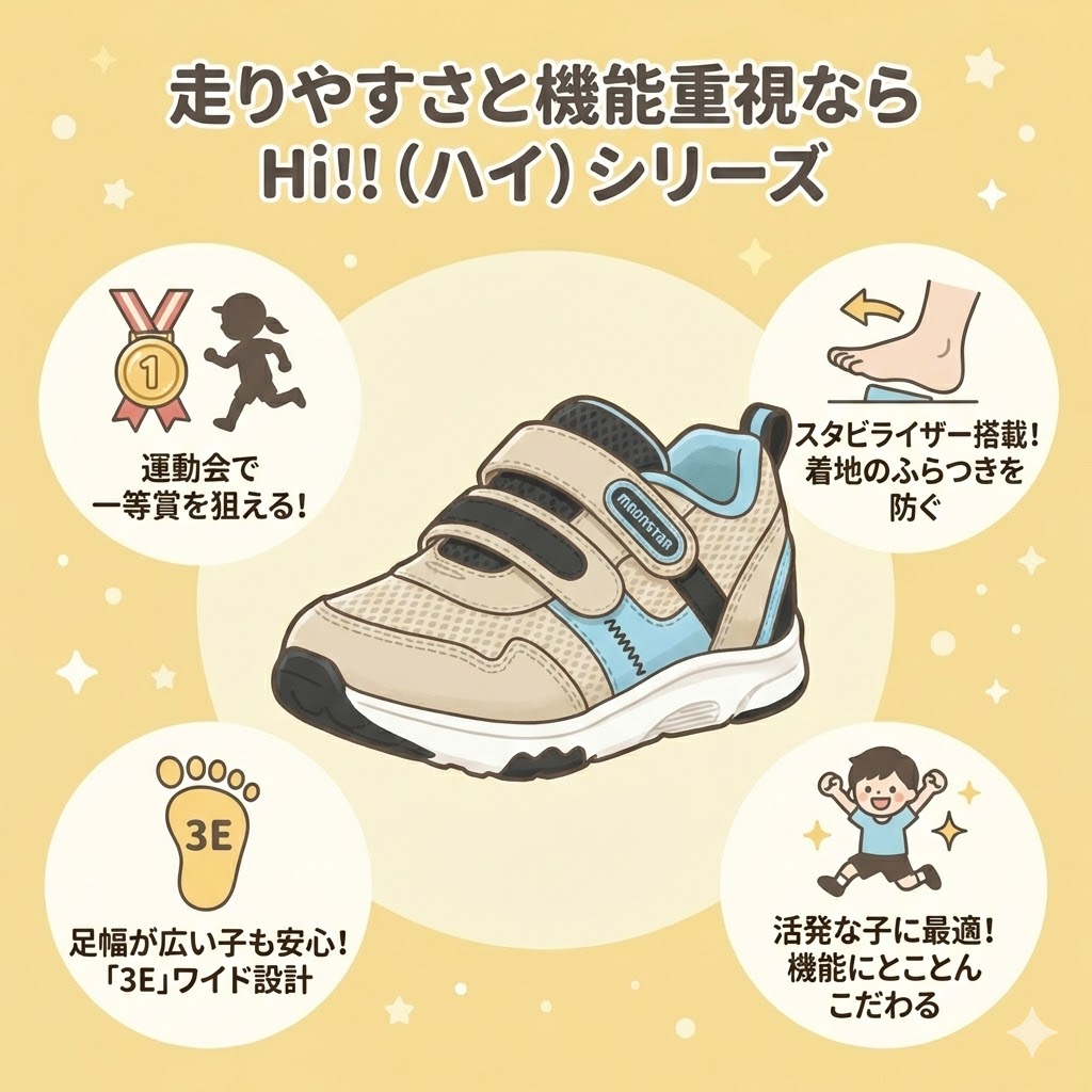 走りやすさと機能重視ならHi!!（ハイ）シリーズ（CR C2355HI）