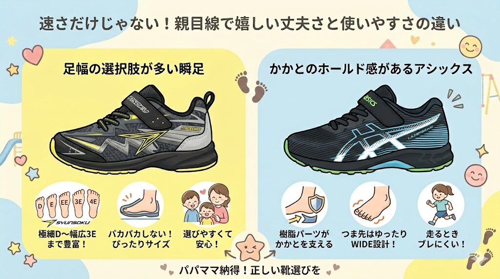 速さだけじゃない！親目線で嬉しい丈夫さと使いやすさの違い