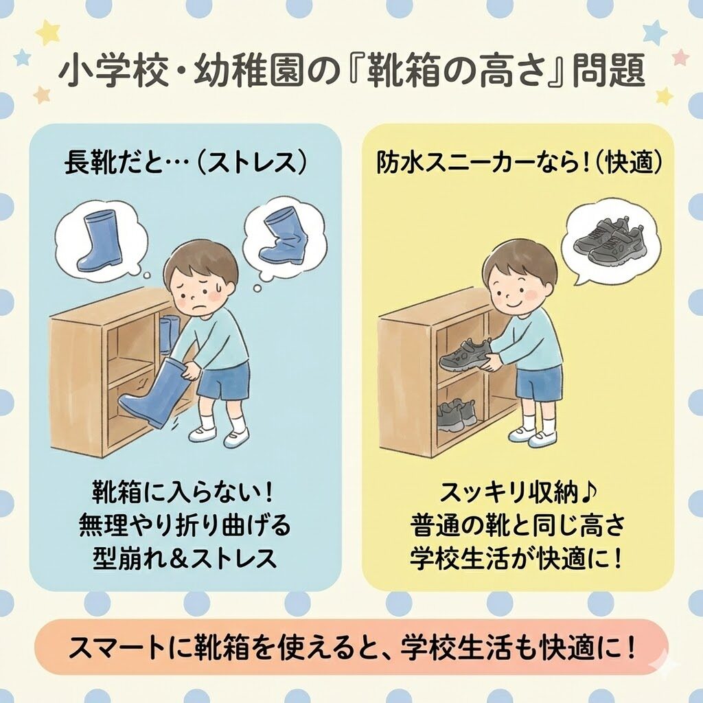 小学校・幼稚園の「靴箱の高さ」制限問題