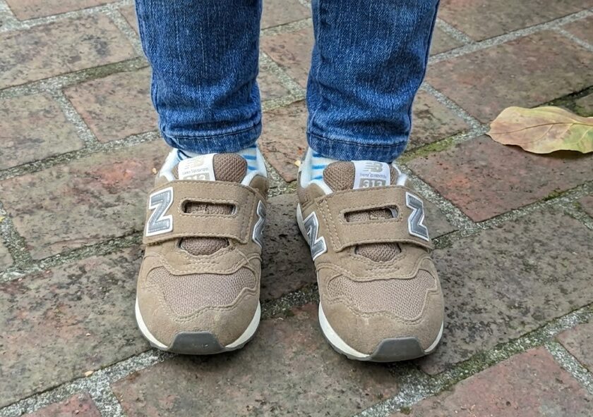 ニューバランス313を履くこども