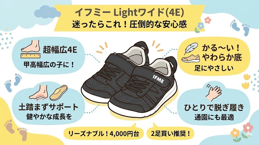 イフミー Lightワイド（4E相当）：迷ったらこれ！圧倒的な安心感