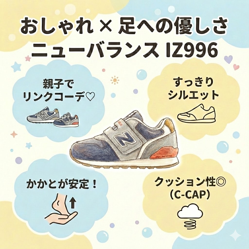 おしゃれと機能性どっちも欲しい人にはニューバランス IZ996