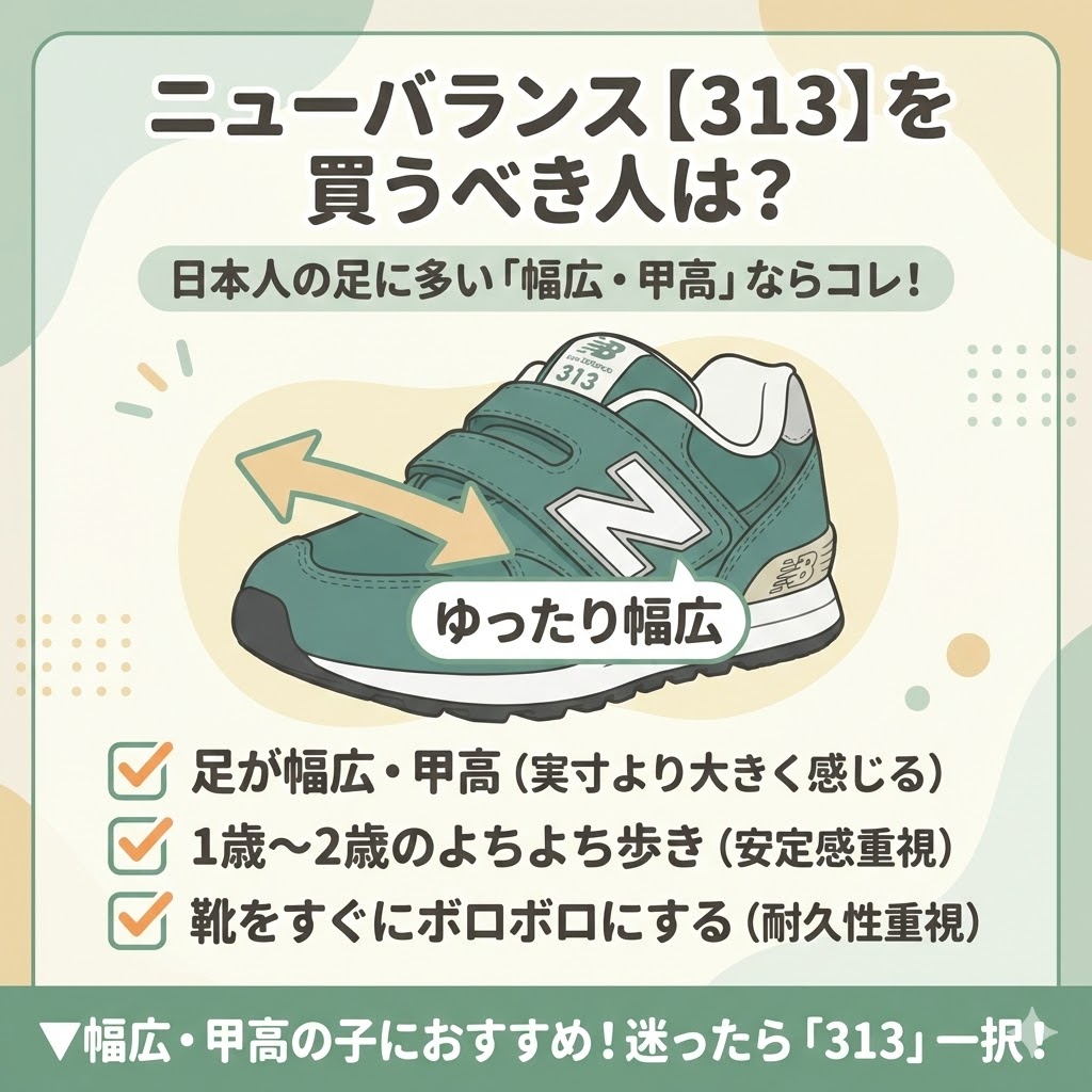 ニューバランス313を買うべき人
